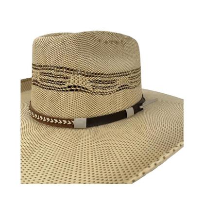 Imagem de Chapéu Country Original Pralana Bangora De Usar No Rodeio Bege Carneira Elástica - REF: 180.12849.3671