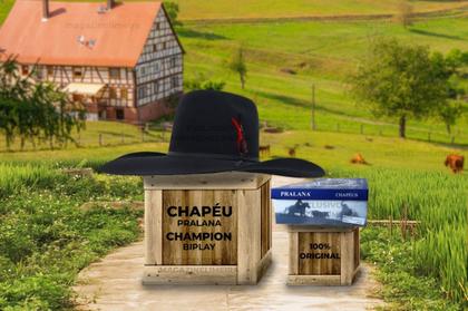 Imagem de Chapeu Country Pralana Champion Biplay 2 Preto Original - 55
