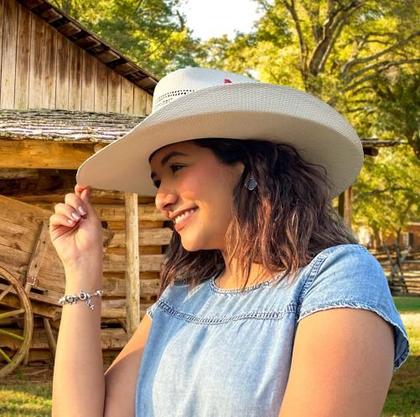 Imagem de Chapéu Country Pralana Feminino Com Strass Aba 12 TAM P