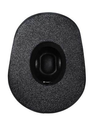 Imagem de Chapéu Country Preto com strass e banda de couro unissex