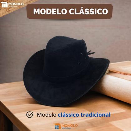 Imagem de Chapeu Country Rodeio Americano Cowboy Boiadeiro Clássico