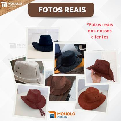 Imagem de Chapeu Country Rodeio Americano Cowboy Boiadeiro Clássico