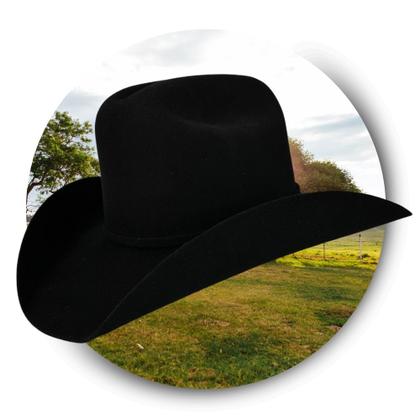 Imagem de Chapéu Country Unissex Original Dallas Arizona Preto Aba 10 Carneira Elástica - Ref. 7002