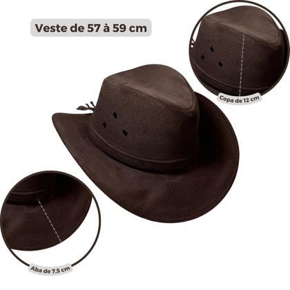 Imagem de Chapéu Cowboy Adulto Modelo Clássico Em Feltro