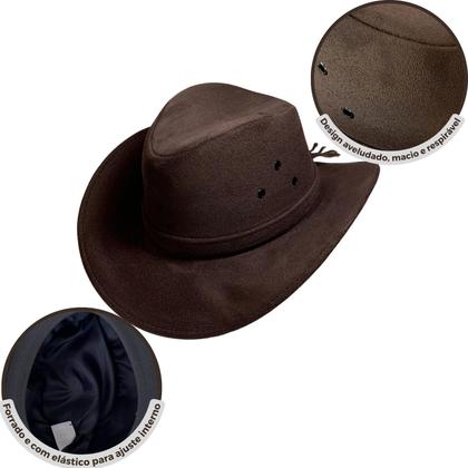 Imagem de Chapéu Cowboy Adulto Modelo Clássico Em Feltro