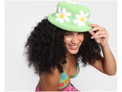 Imagem de Chapéu Crochê Floral