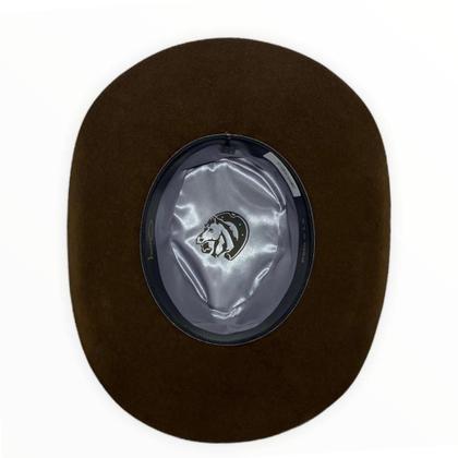 Imagem de Chapéu Cury Pelo e Lã Crocodilo Aba 8,5 Chocolate