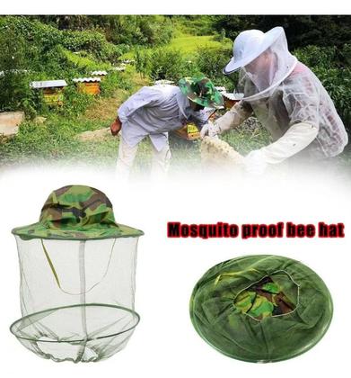 Imagem de Chapéu De Abelha Protetor Para Apicultor Camping Ou Pesca