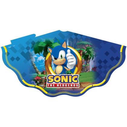 Imagem de Chapéu de Aniversário Sonic - 8 Unidades