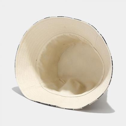 Imagem de Chapéu de balde bonito chapéu pescador chapéus para mulheres, reversível