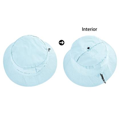Imagem de Chapéu de balde FEICUI Quick Dry Packable com proteção UV - azul