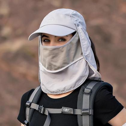 Imagem de Chapéu de Beisebol Masculino com Proteção UV - Aba Removível e Secagem Rápida