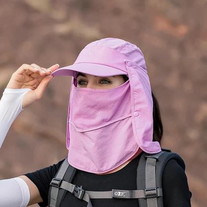 Imagem de Chapéu de Beisebol Masculino com Proteção UV - Aba Removível e Secagem Rápida
