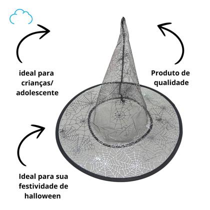 Imagem de Chapéu de Bruxa Acessório Mágico para um Look Encantador