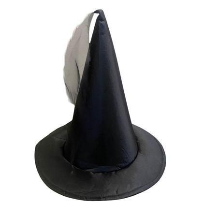 Imagem de Chapéu De Bruxa Preto Liso Halloween Assustador