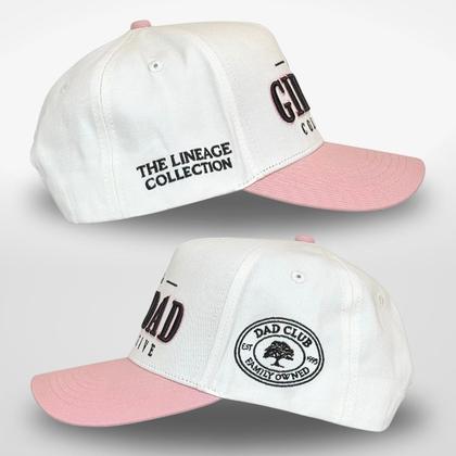 Imagem de Chapéu de caminhoneiro CITRUSY Vintage Mom & Dad para homens e mulheres rosa