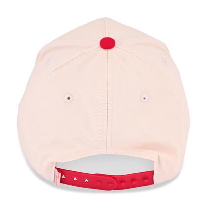 Imagem de Chapéu de caminhoneiro VINTAGE HAVANA Rise Bone/Vermelho para mulheres e homens