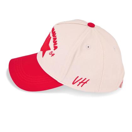 Imagem de Chapéu de caminhoneiro VINTAGE HAVANA Rise Bone/Vermelho para mulheres e homens