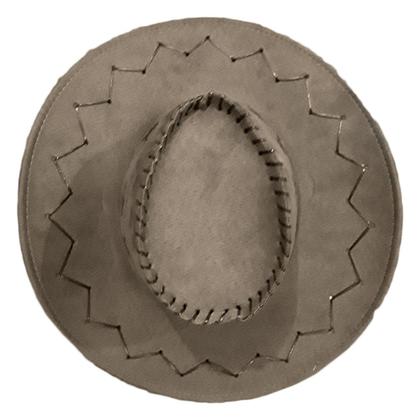 Imagem de Chapéu de Cowboy Western Suede Marrom - Adulto