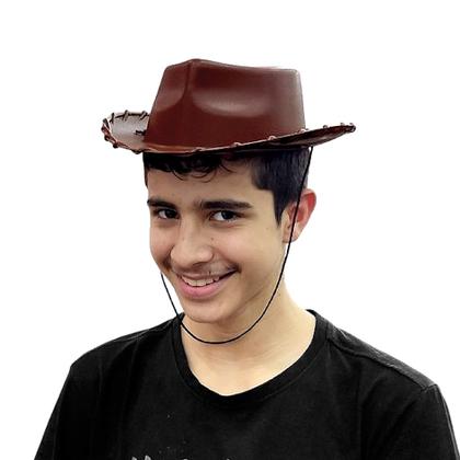 Imagem de Chapéu de Cowboy Woody para Crianças com Elástico do Story