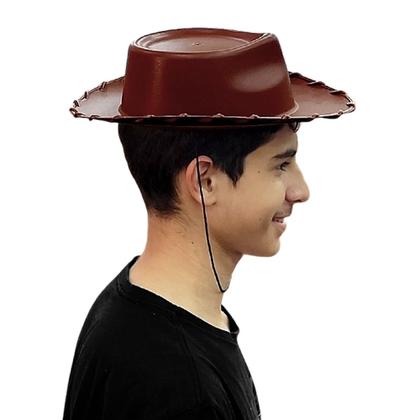 Imagem de Chapéu de Cowboy Woody para Crianças com Elástico do Story