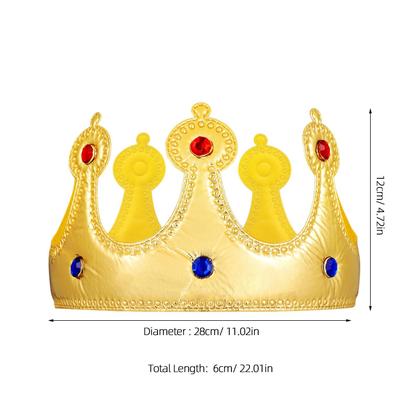 Imagem de Chapéu de Festa Infantil Crown NUOBESTY Golden King