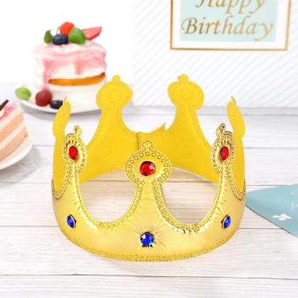 Imagem de Chapéu de Festa Infantil Crown NUOBESTY Golden King