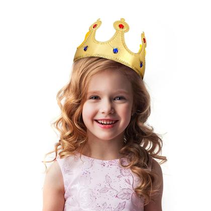 Imagem de Chapéu de Festa Infantil Crown NUOBESTY Golden King