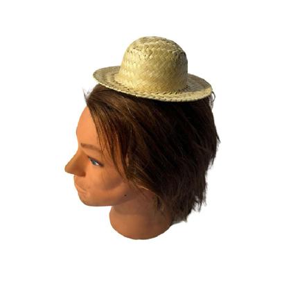 Imagem de Chápeu de Palha Boneca Miniatura Mini Chapéu p/ Tiara-10 un