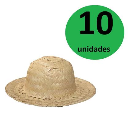 Imagem de Chápeu de Palha Boneca Miniatura Mini Chapéu p/ Tiara-10 un