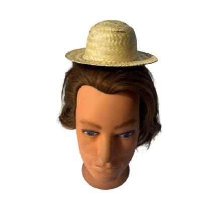 Imagem de Chápeu de Palha Boneca Miniatura Mini Chapéu p/ Tiara -3 un