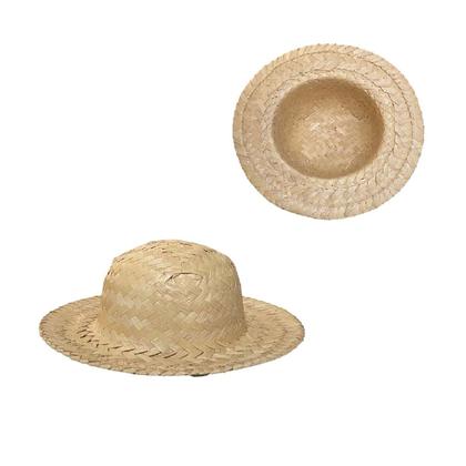 Imagem de Chápeu de Palha Boneca Miniatura Mini Chapéu p/ Tiara -3 un