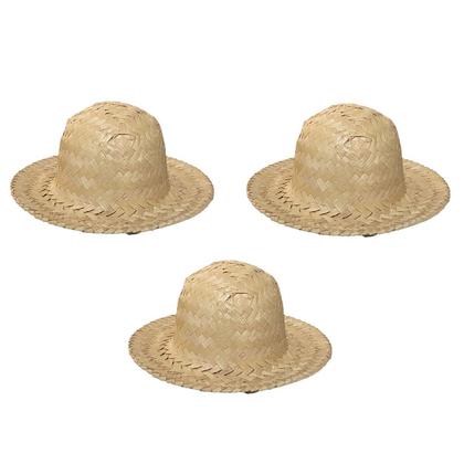 Imagem de Chápeu de Palha Boneca Miniatura Mini Chapéu p/ Tiara -3 un