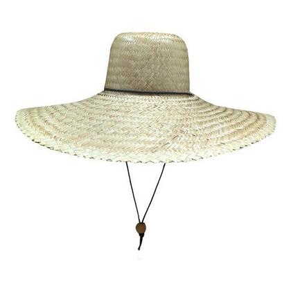 Imagem de Chapéu De Palha Mexicano Sombreiro Praia Gigante Com Cordão