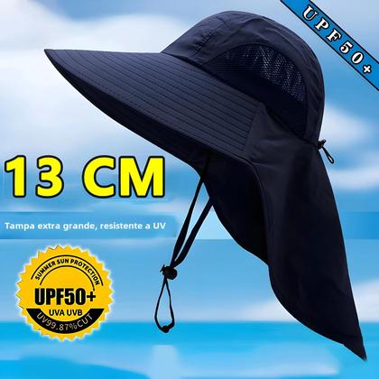 Imagem de Chapéu de Pesca com Aba Larga - Secagem Rápida para Homens - Ideal para Selva e Caminhadas