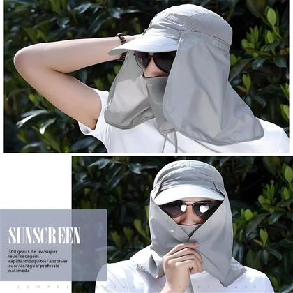 Imagem de Chapéu de Pesca com Proteção UV e Secagem Rápida - Ideal para Escalada e Sol