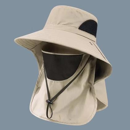 Imagem de Chapéu De Pesca Com Proteção UV Para Verão, Chapéu De Balde Para Caminhadas E Camping Com Visor Para
