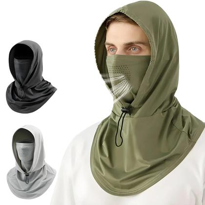 Imagem de Chapéu De Sol Para O Verão Com Proteção Facial Completa, Respirável, Anti-UV, Com Máscara Para