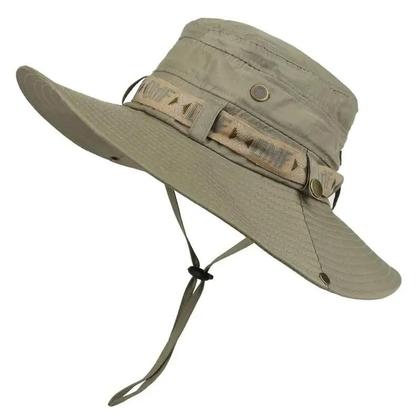 Imagem de Chapéu De Verão Masculino Com Aba Larga, Proteção UV, Malha, Para Pesca, Praia, Protetor Solar, Para