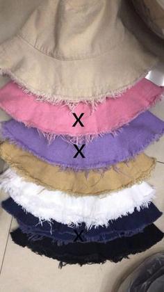 Imagem de Chapéu Desfiadinho Bucket Feminino Hat Estilo Asiatico Moda