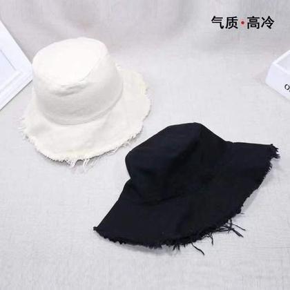 Imagem de Chapéu Desfiadinho Bucket Feminino Hat Estilo Asiatico Moda