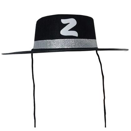 Imagem de Chapéu do Zorro Preto em Feltro