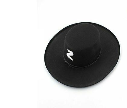 Imagem de Chapéu E Máscara Do Zorro Carnaval Festa Fantasia Cosplay - Msw