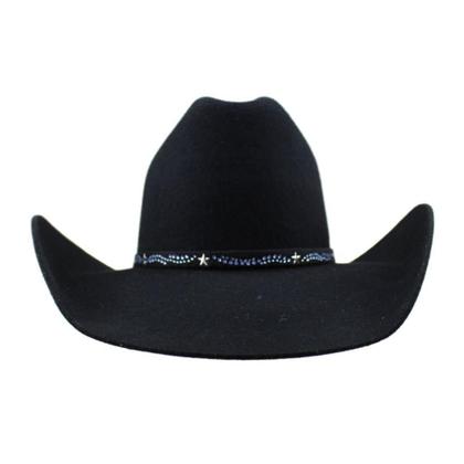 Imagem de Chapéu Eldorado Lã Preto Americano Cristal Blue