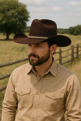 Imagem de Chapéu Embaixador Country Rodeio Cowboy Mundial Estiloso