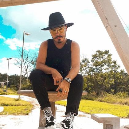 Imagem de Chapéu Fedora Gangster Preto Unissex - Aba Longa  Chapelaria Vintage