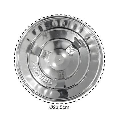Imagem de Chapéu Fixo Inox Chaminé Universal Chinês Para Fogão A Lenha - 150 Hedlund