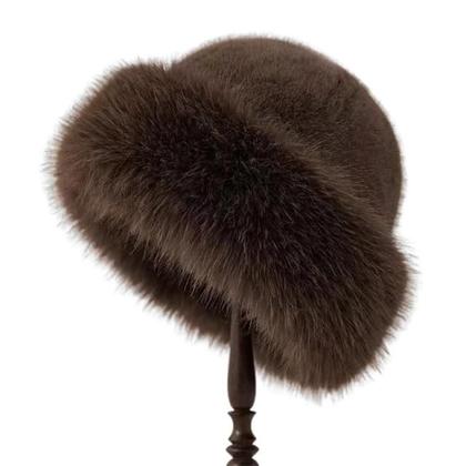 Imagem de Chapéu Gorro Russo de Pelúcia Pele Frio Inverno Corta Vento