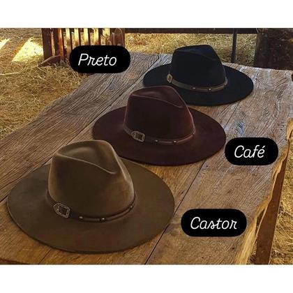 Imagem de Chapéu Gustavo Lima Masculino e Feminino Cowboy Americano Country Rodeio Festa Peão Pralana Aba 8cm