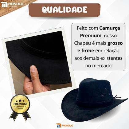 Imagem de Chapéu Infantil Country Festa Junina Rodeio Menino Menina Cowboy Peão Boiadeira MONOLO